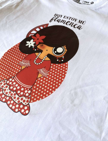 Camiseta infantil Flamenca gitana