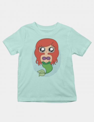 Camiseta Infantil Sirenita